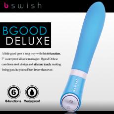 美國Bswish-Bgood Deluxe愉悅六段變頻靜音精緻按摩棒-天空藍(特)